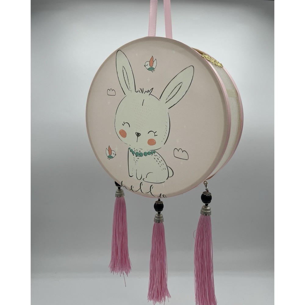 Kawaii Rabbit Lantern with Tassels – Hanging Party, Festival & Kids Room Decor